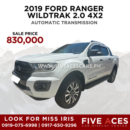 2019 FORD RANGER WILDTRAK 2.0L 4X2 AUTOMATIC TRANSMISSION FORD