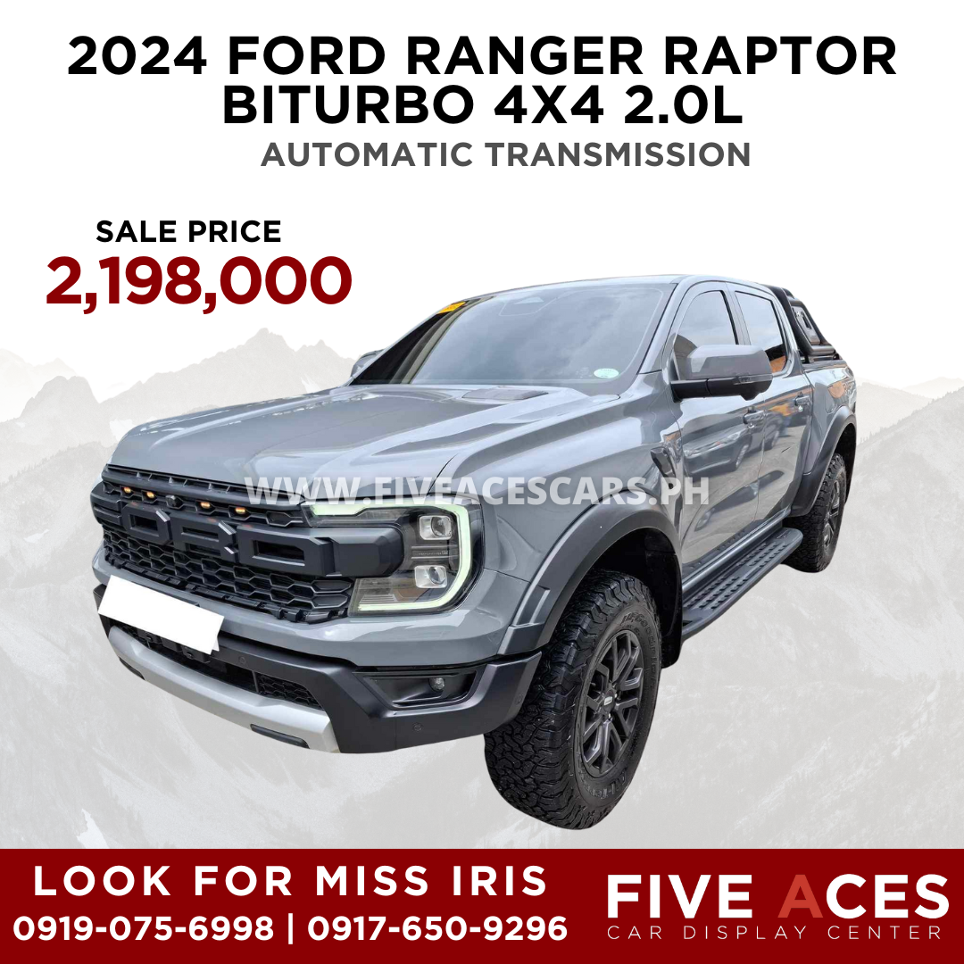 2024 FORD RANGER RAPTOR 2.0L BI-TURBO AUTOMATIC TRANSMISSION FORD