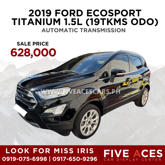 2019 FORD ECOSPORT TITANIUM 1.0L GAS AUTOMATIC TRANSMISSION (19T KMS ONLY) FORD