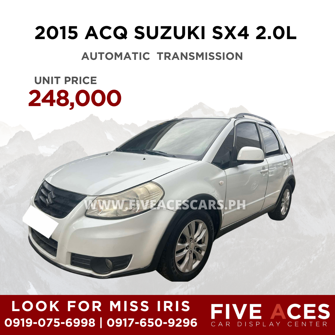 2015 ACQ SUZUKI SX4 2.0L AUTOMATIC TRANSMISSION Five Aces Car Display Center