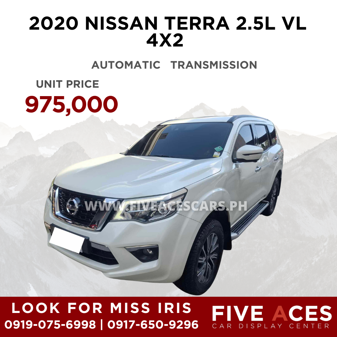 2020 NISSAN TERRA 2.5L VL 4X2 AUTOMATIC TRANSMISSION   Five Aces Car Display Center