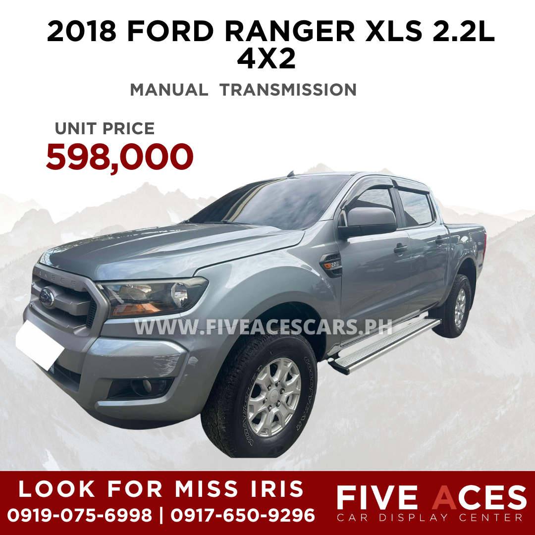 2018 FORD RANGER XLS 2.2L 4X2 MANUAL TRANSMISSION FORD