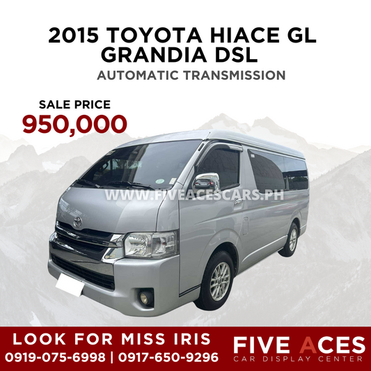 2015 TOYOTA HIACE GL GRANDIA  DSL AUTOMATIC TRANSMISSION TOYOTA