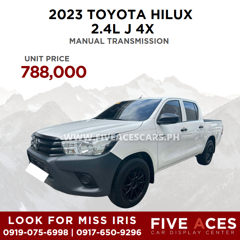 2023 TOYOTA HILUX 2.4L J 4X2 MANUAL TRANSMISSION TOYOTA