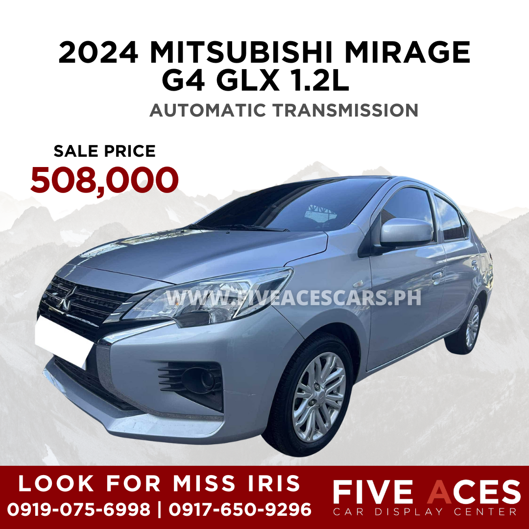 2024 MITSUBISHI MIRAGE G4 GLX 1.2L AUTOMATIC TRANSMISSION Five Aces Car Display Center