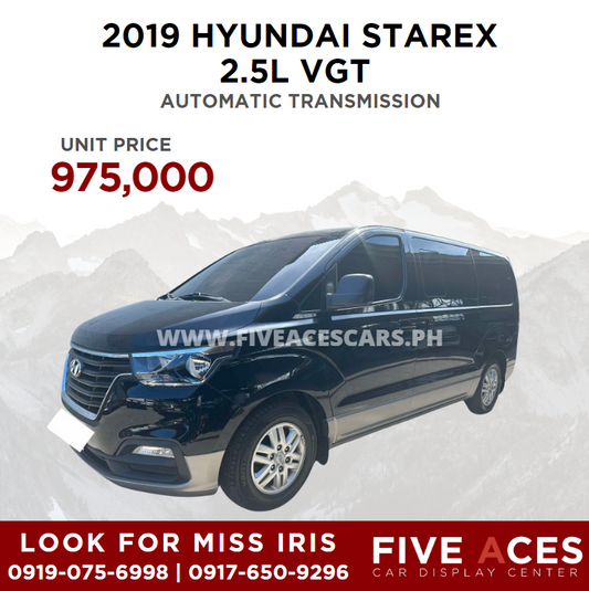 2019  HYUNDAI STAREX 2.5L VGT AUTOMATIC TRANSMISSION HYUNDAI