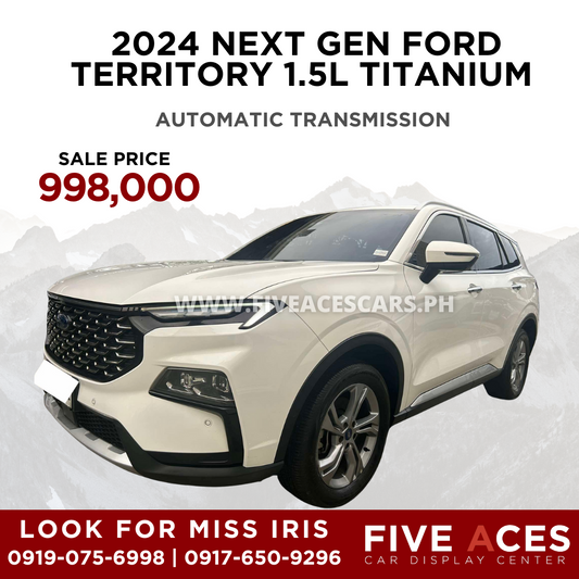 2024 NEXT GEN FORD TERRITORY 1.5L TITANIUM  AUTOMATIC TRANSMISSION Five Aces Car Display Center