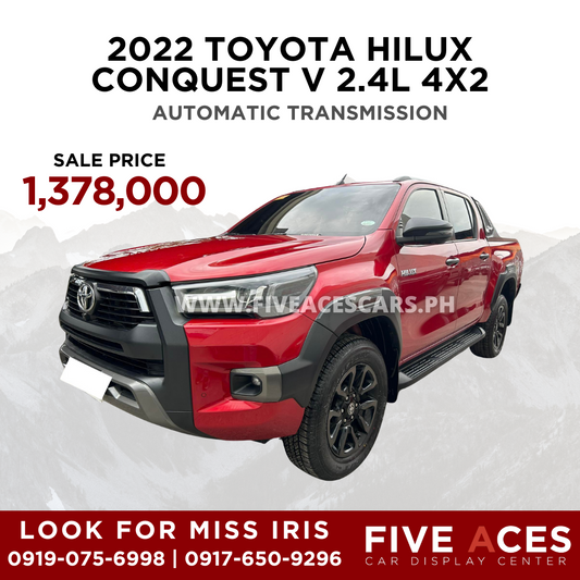 2022 TOYOTA HILUX CONQUEST 2.4L V 4X2 AUTOMATIC TRANSMISSION TOYOTA