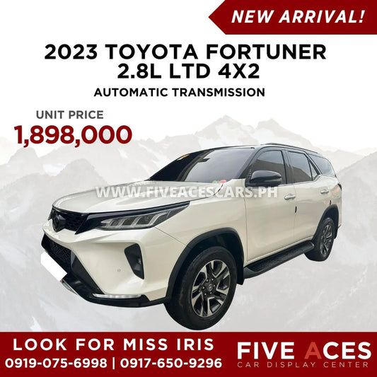 2023 TOYOTA FORTUNER 2.8L LTD 4X2 AUTOMATIC TRANSMISSION (24T KMS ONLY!) TOYOTA