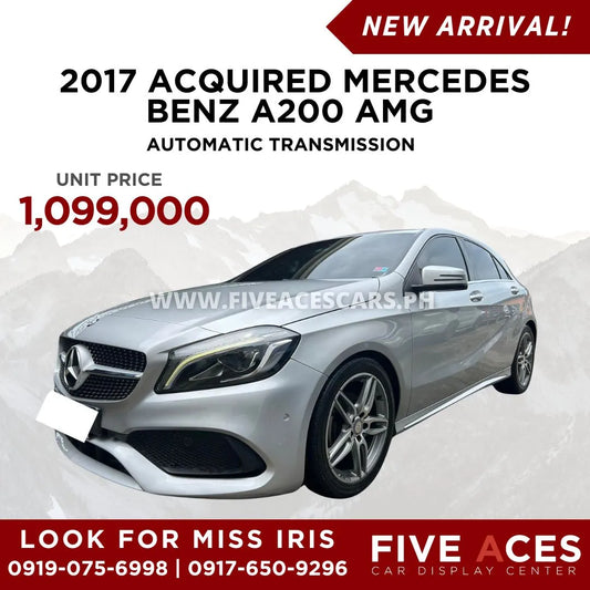 2017 ACQUIRED MERCEDES BENZ A200 AMG AUTOMATIC TRANSMISSION MERCEDES BENZ