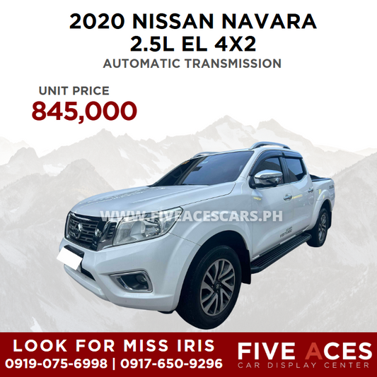 2020 NISSAN NAVARA 2.5L EL 4X2 AUTOMATIC TRANSMISSION NISSAN