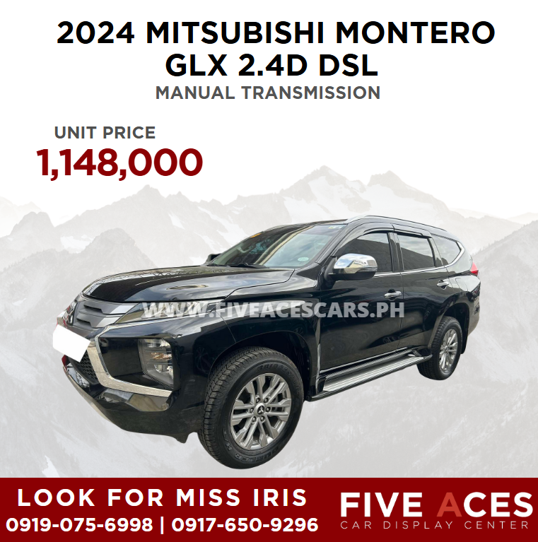 2024 MITSUBISHI MONTERO GLX 2.4D DSL MANUAL TRANSMISSION MITSUBISHI