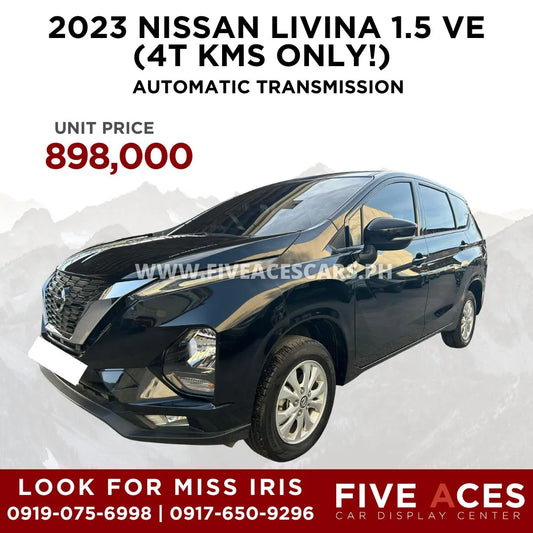 2023 NISSAN LIVINA 1.5 VE AUTOMATIC TRANSMISSION (4T KMS ONLY!) NISSAN