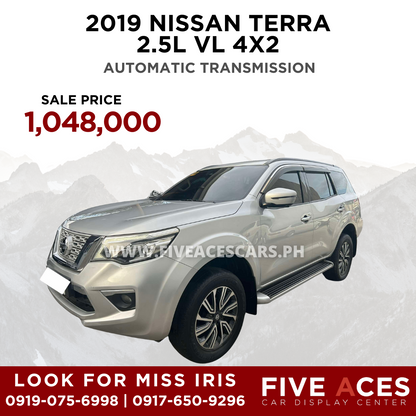 2019 NISSAN TERRA 2.5L VL 4X2 AUTOMATIC TRANSMISSION NISSAN