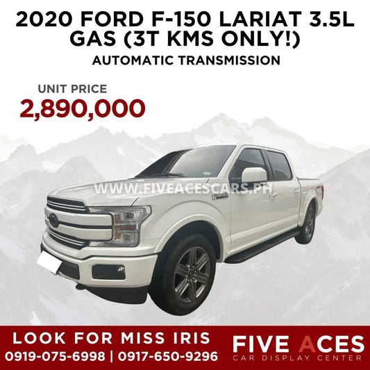 2020 FORD F-150 LARIAT 3.5L GAS AUTOMATIC TRANSMISSION (3T KMS ONLY!) FORD