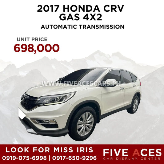 2017 HONDA CRV GAS 4X2 AUTOMATIC TRANSMISSION HONDA
