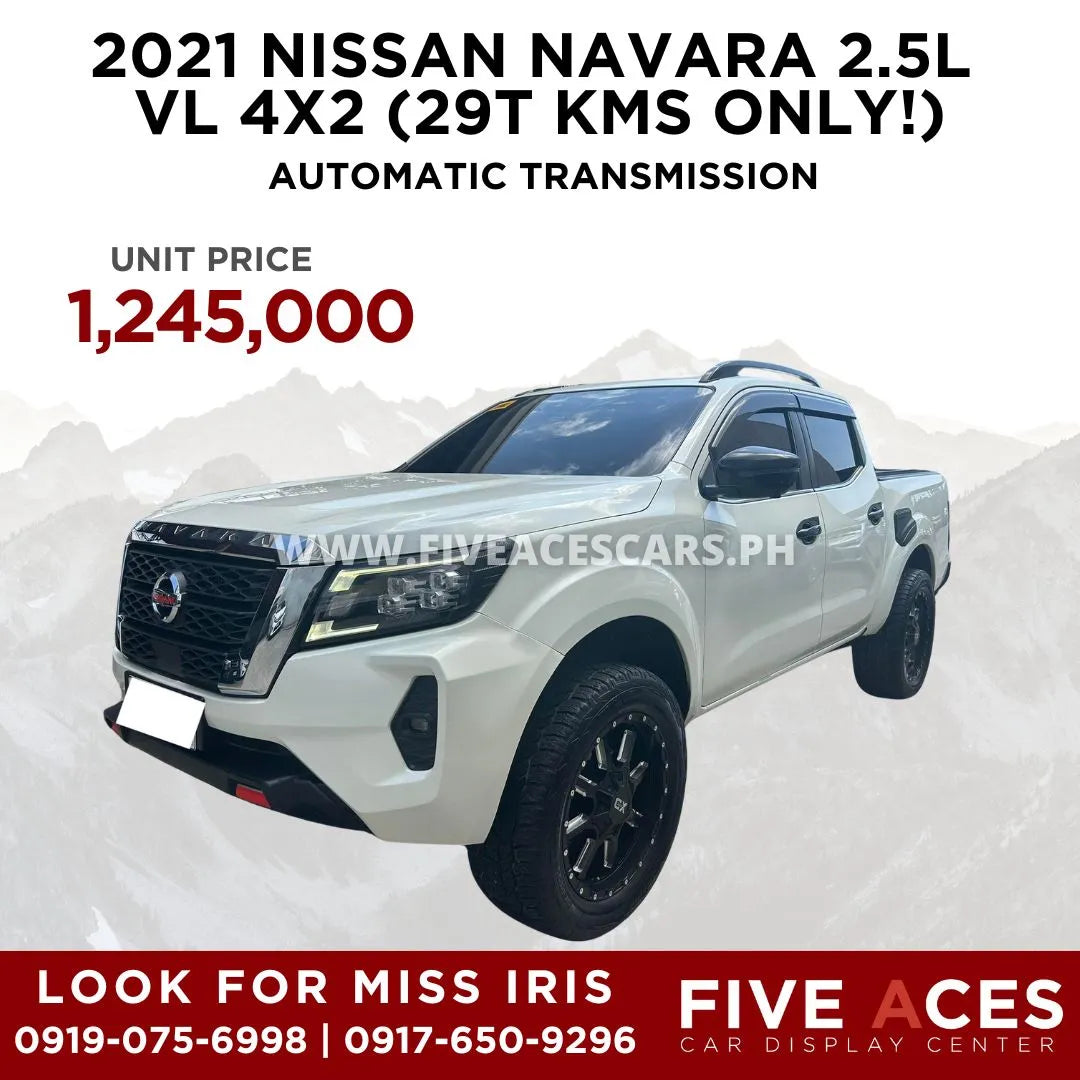 2021 NISSAN NAVARA 2.5L VL 4X2 AUTOMATIC TRANSMISSION (29T KMS ONLY!) NISSAN