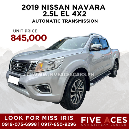 2019 NISSAN NAVARA 2.5L EL 4X2 AUTOMATIC TRANSMISSION NISSAN