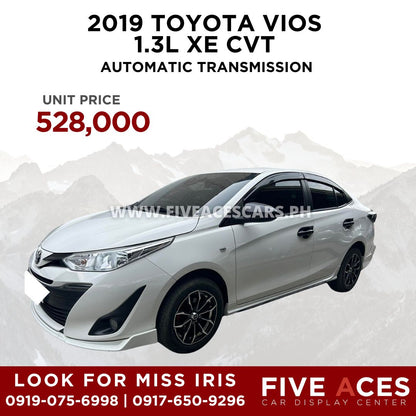 2019 TOYOTA VIOS 1.3L XE CVT AUTOMATIC TRANSMISSION TOYOTA