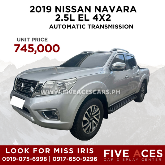 2019 NISSAN NAVARA 2.5L EL 4X2 AUTOMATIC TRANSMISSION NISSAN